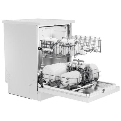 Haier 13 Place Setting Freestanding Dishwasher - White (300 Series)