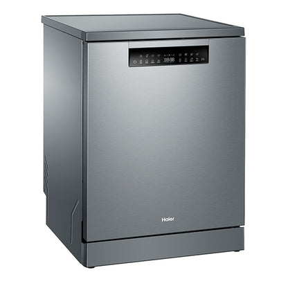 Haier 60cm Freestanding Dishwasher with Steam - Satina