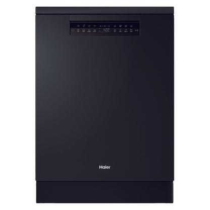 Haier15 Place Setting Smart Freestanding Dishwasher - Black (600 Series)