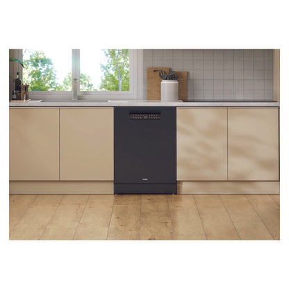 Haier15 Place Setting Smart Freestanding Dishwasher - Black (600 Series)