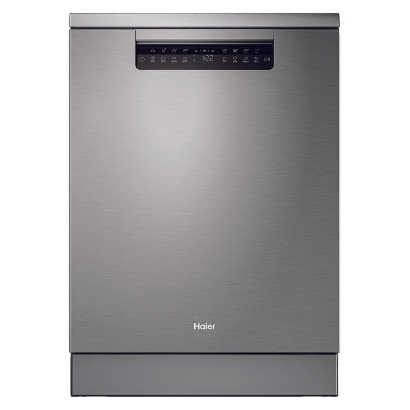 Haier15 Place Setting Smart Freestanding Dishwasher - Satina (600 Series)