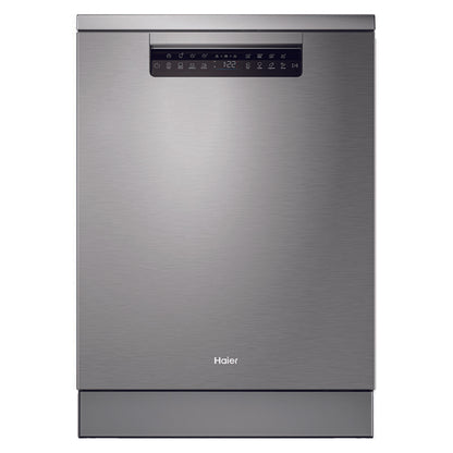 Haier15 Place Setting Smart Freestanding Dishwasher - Satina (600 Series)