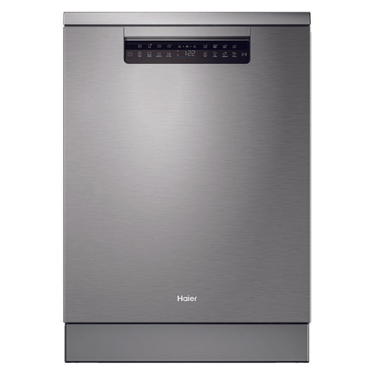 Haier15 Place Setting Smart Freestanding Dishwasher - Satina (600 Series)
