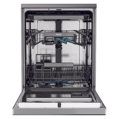 Haier15 Place Setting Smart Freestanding Dishwasher - Satina (600 Series)