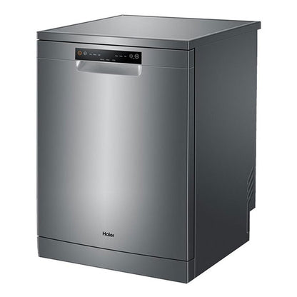 Haier 60cm Freestanding Dishwasher - Silver