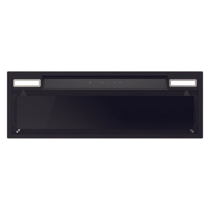 Haier 90cm 600 Series Integrated Insert Wall Rangehood Hood to Hob - Black