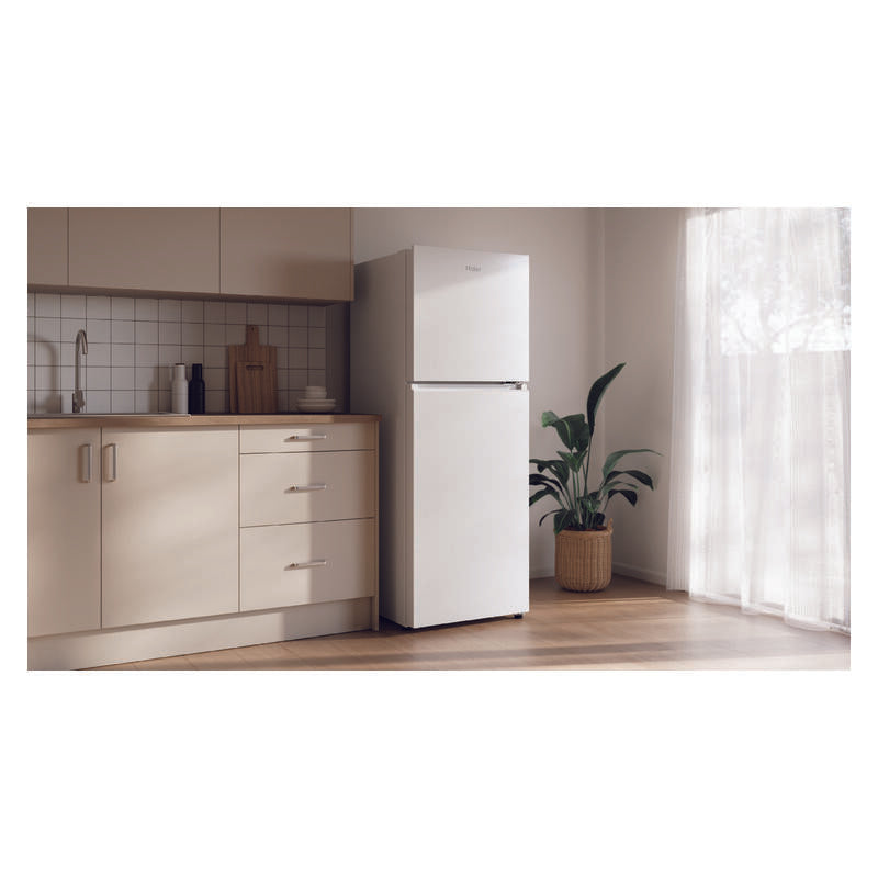 Haier 311L Top Mount Fridge Freezer - White (300 Series)