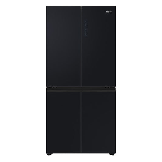 Haier 463 Litre Quad Door Refrigerator - Black Stainless Steel