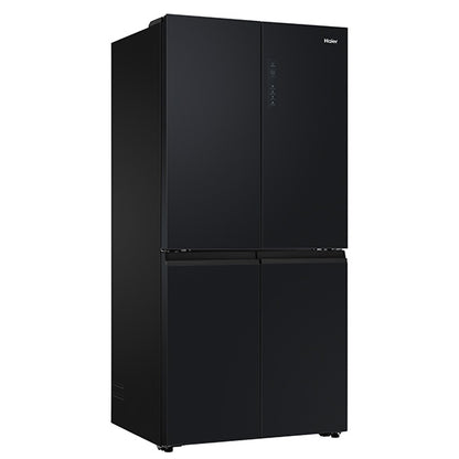 Haier 463 Litre Quad Door Refrigerator - Black Stainless Steel