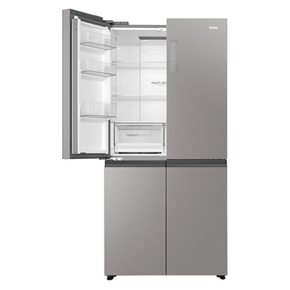 Haier 463 Litre Quad Door Refrigerator - Stainless Steel