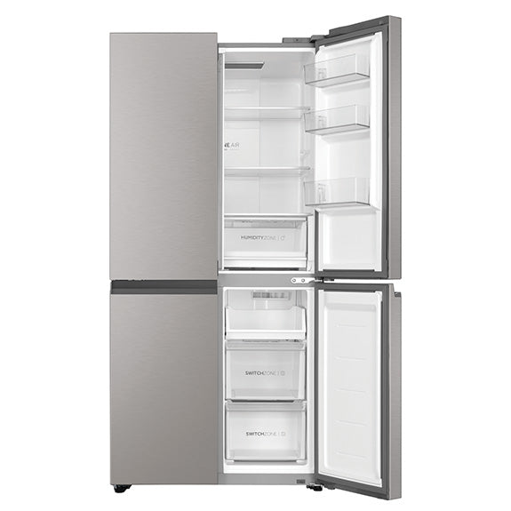 Haier 463 Litre Quad Door Refrigerator - Stainless Steel