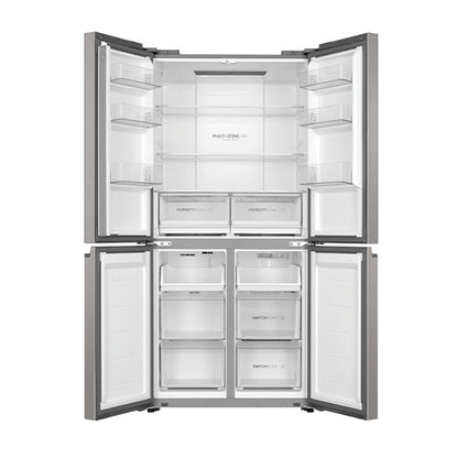Haier 463 Litre Quad Door Refrigerator - Stainless Steel