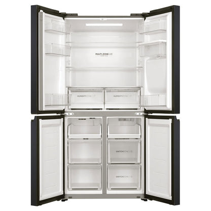 Haier 508 Litre Quad Door Refrigerator - Black