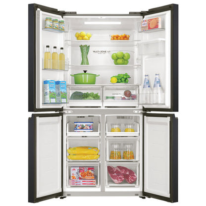 Haier 508 Litre Quad Door Refrigerator - Black