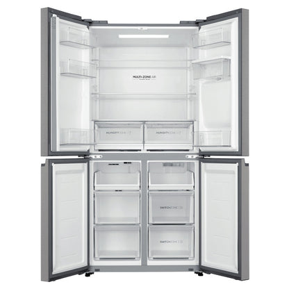 Haier 508 Litre Quad Door Refrigerator - Stainless Steel
