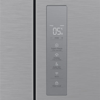 Haier 508 Litre Quad Door Refrigerator - Stainless Steel