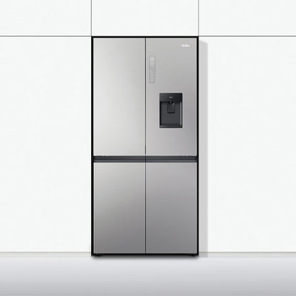 Haier 508 Litre Quad Door Refrigerator - Stainless Steel