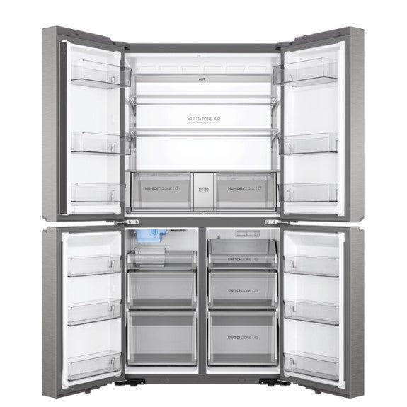Haier 623 Litre Quad Door Refrigerator Plumbed Ice & Water