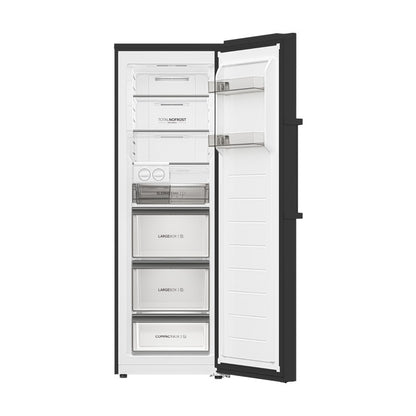Haier 272L Hybrid Vertical Fridge or Freezer - Black (300 Series)