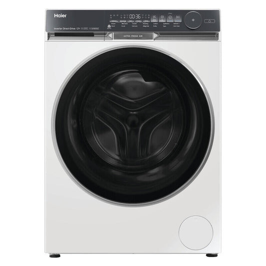 Haier 12kg 500 Series Front Load Washing Machines Ultra Fresh Air - White