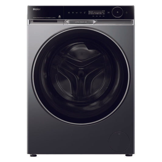 Haier 12Kg 600 Series Front Loader Washing Machine - Black
