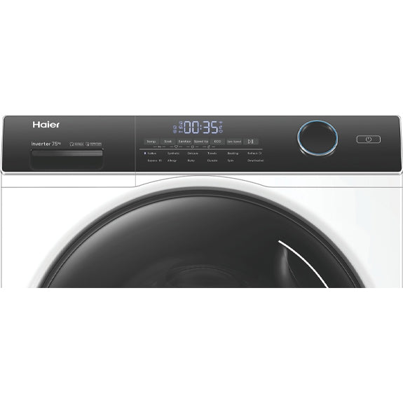 Haier 7.5kg Front Load Washer - White