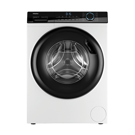 Haier 7.5kg Front Load Washer - White