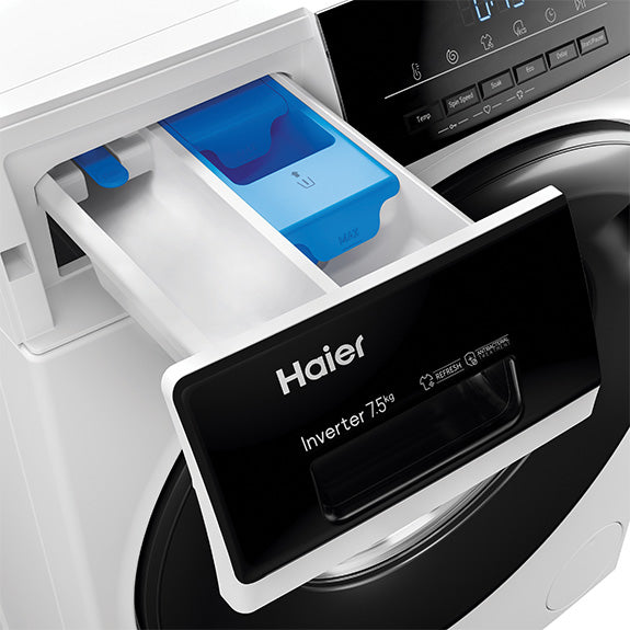 Haier 7.5kg Front Load Washer - White