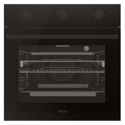 Haier 60cm Built-In Oven with 7 Functions - Black (300 Series)