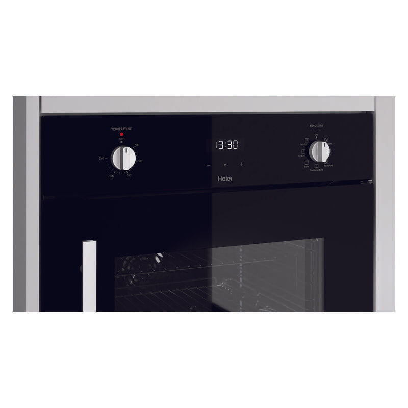 Haier 60cm 300 Series Built-In Oven - Black