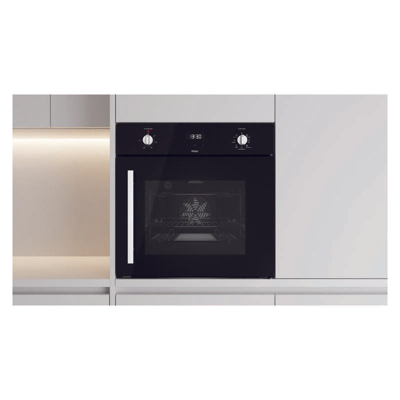 Haier 60cm 300 Series Built-In Oven - Black