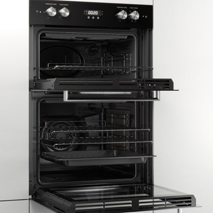 Haier 60cm Double Electric Oven - Black