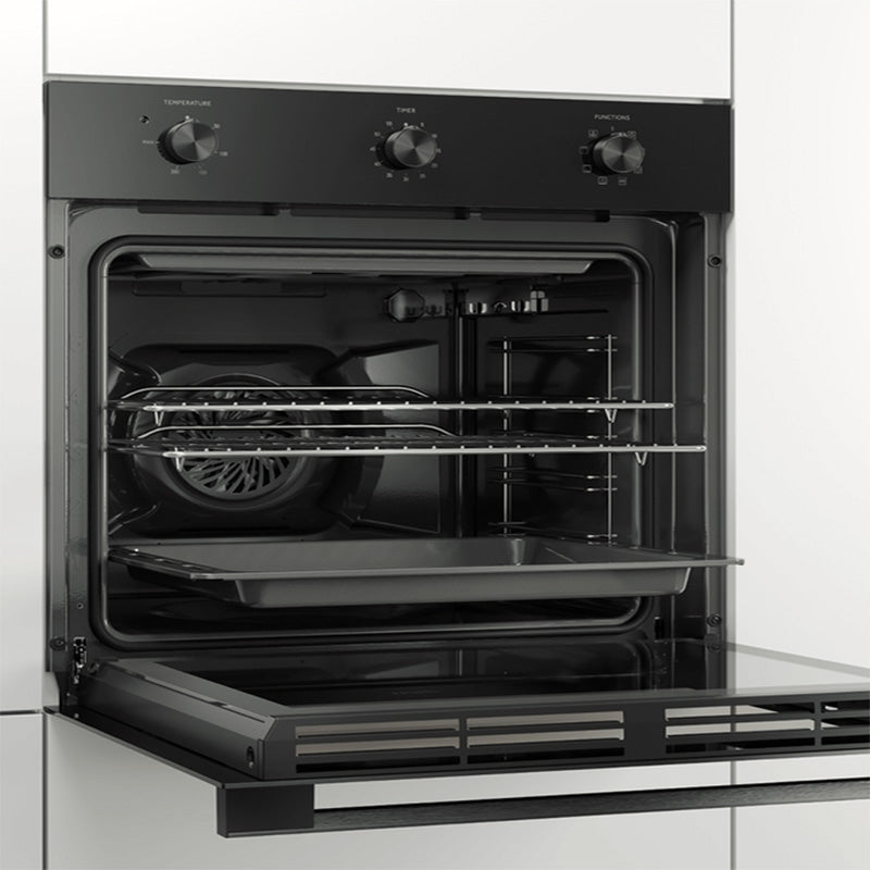 HAIER ELECTRIC OVEN 7 FUNCTION BLACK 60cm