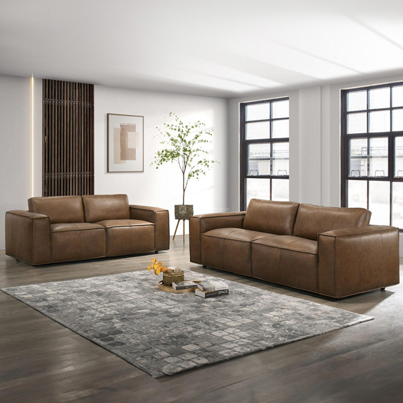 Havana 3+2 Leather Suite - Tan