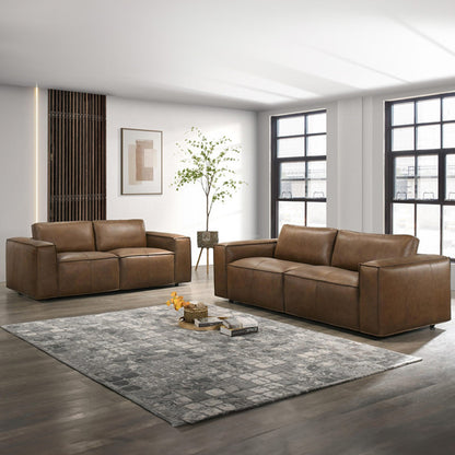 Havana 3+2 Leather Suite - Tan