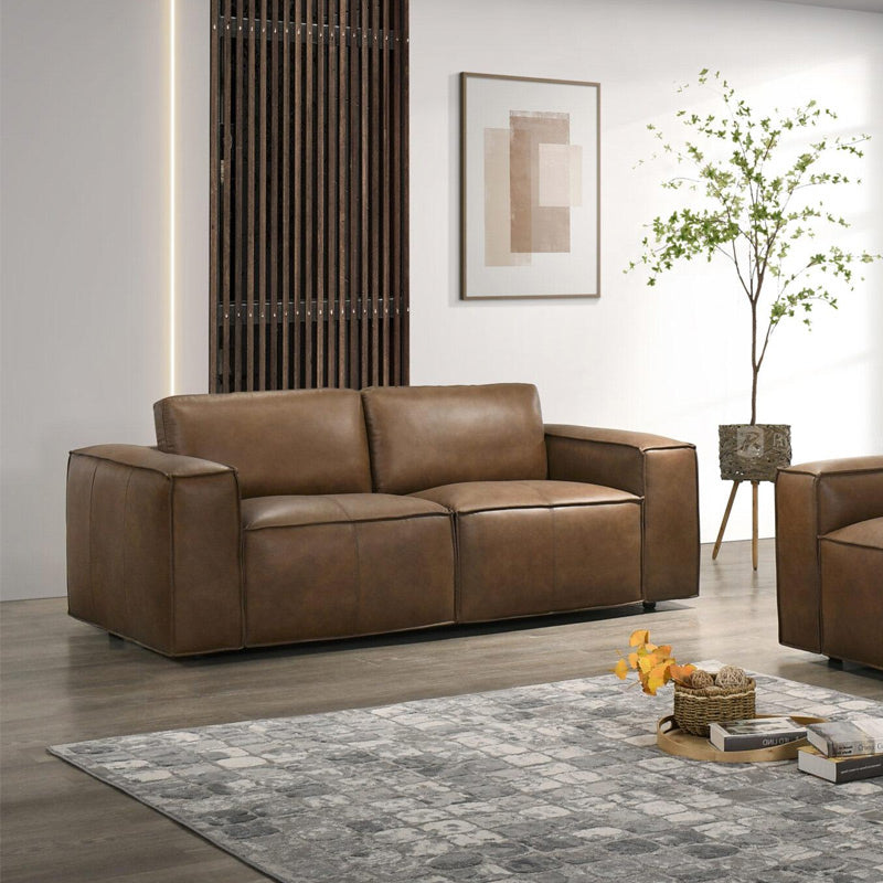 Havana 3+2 Leather Suite - Tan