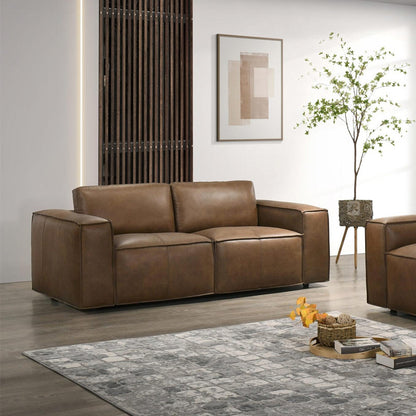 Havana 3+2 Leather Suite - Tan