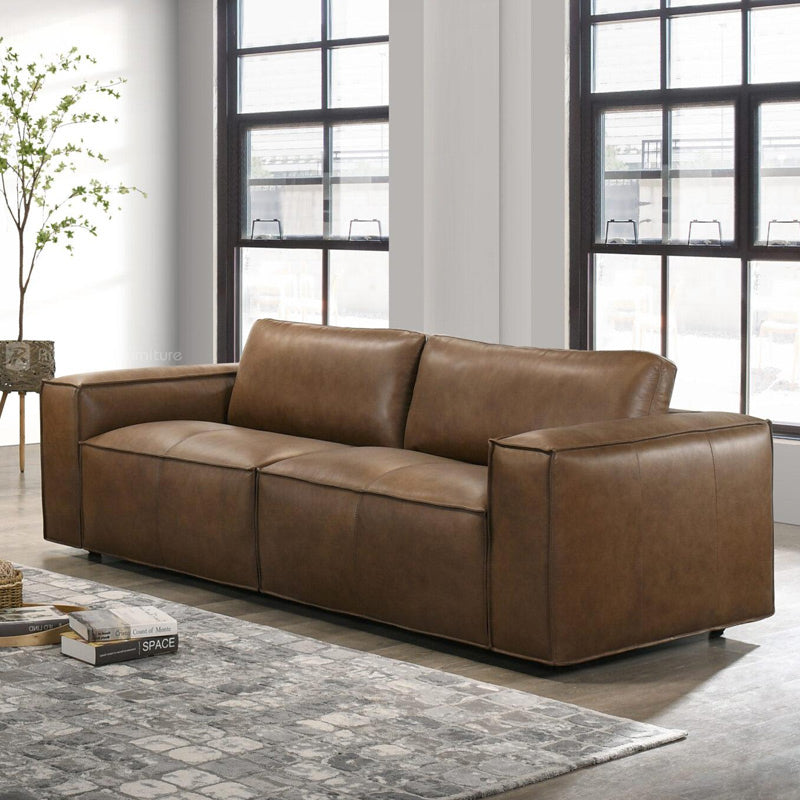 Havana 3+2 Leather Suite - Tan