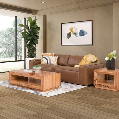 Havana 3+2 Leather Suite - Tan