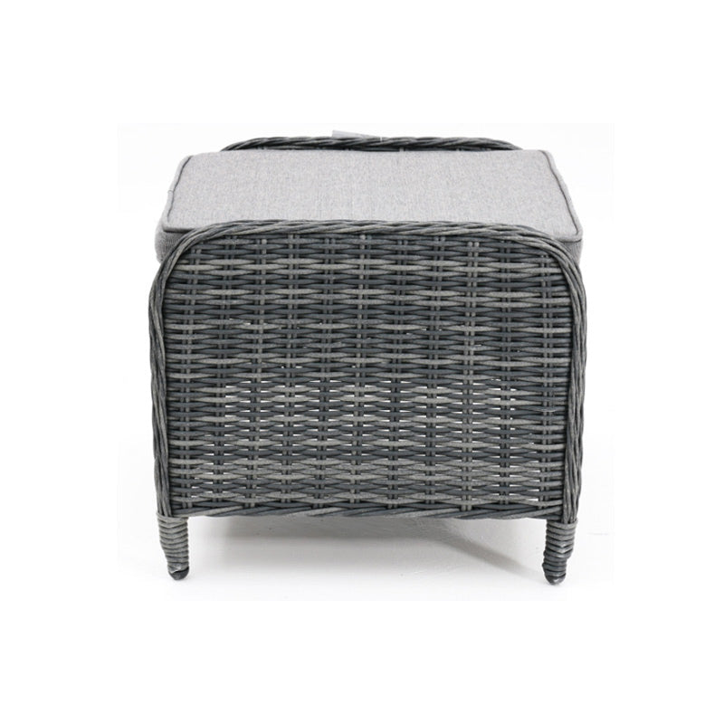 Hawaii Outdoor Ottoman - Castle Grey/Grey
