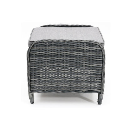 Hawaii Outdoor Ottoman - Castle Grey/Grey