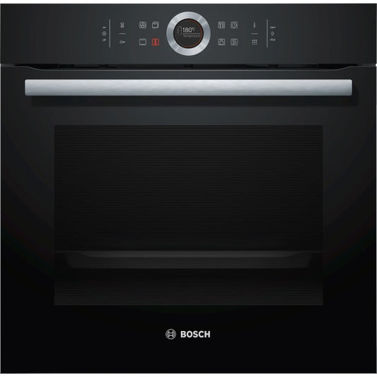 BOSCH SERIES 8 BUILT-IN PYROLYTIC OVEN -BLACK 60cm