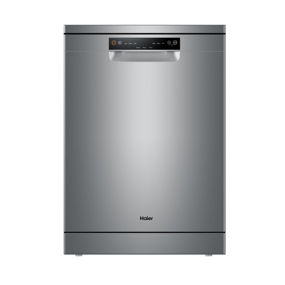 Haier 60cm Freestanding Dishwasher - Silver