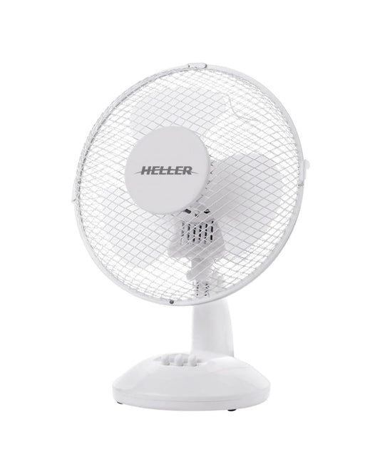 Heller 23cm Desk Fan - White