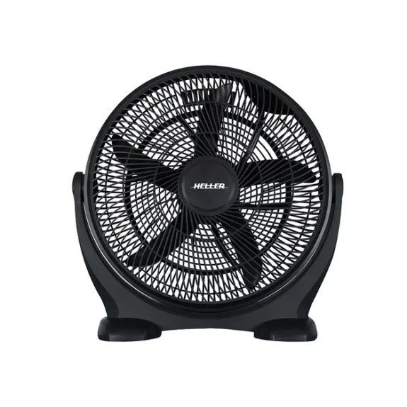 Heller 50cm High Velocity Floor Fan - Black