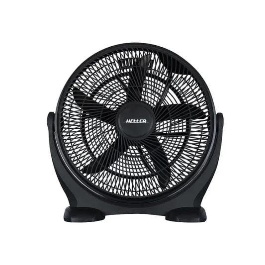 Heller 50cm High Velocity Floor Fan - Black