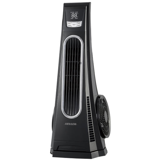 Heller 75cm Turbo Tower Fan - Black