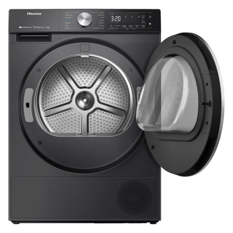 Hisense 9kg Heat Pump Dryer - Black (Series 7)