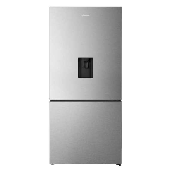 Hisense 482 Litre PureFlat Bottom Mount Refrigerator - Stainless Steel