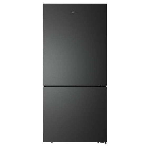 Hisense 483 Litre Pureflat Bottom Mount Refrigerator - Black Steel